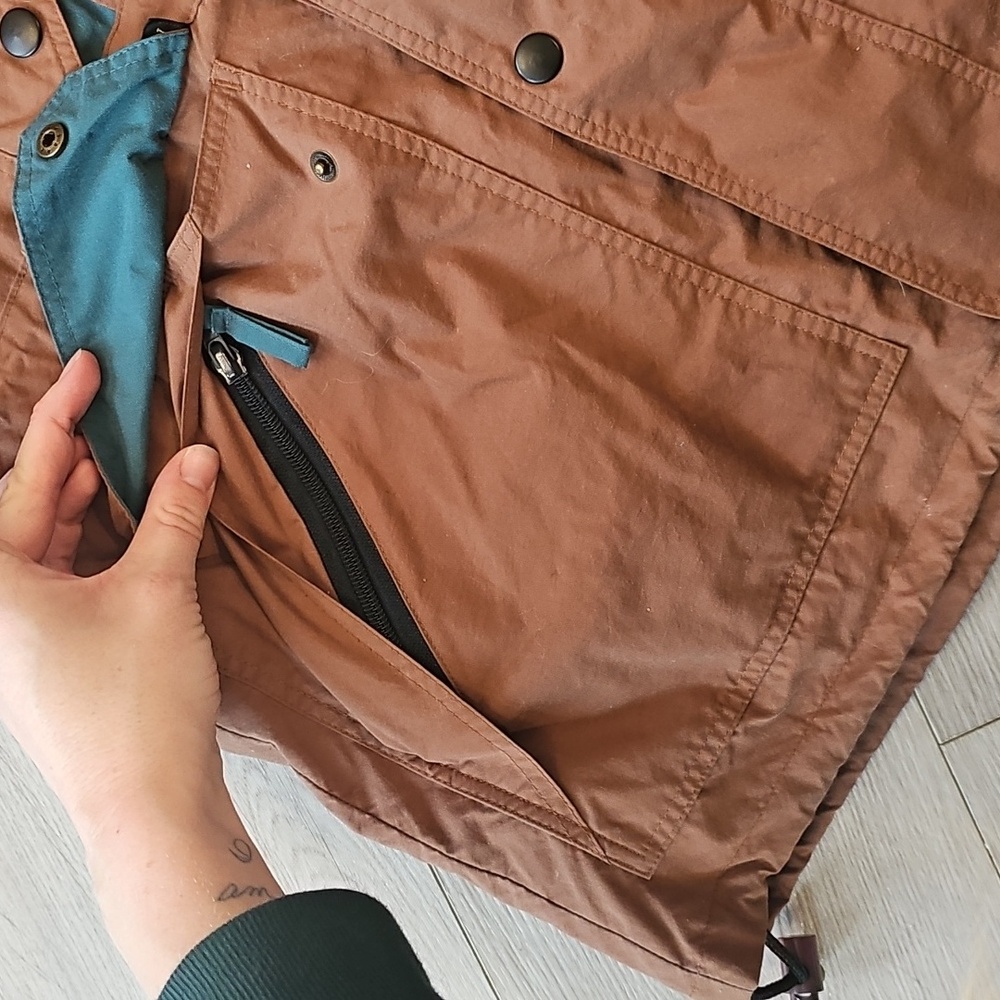 Vintage LoMer Lightweight Hooded Outdoor Water Resistant Jacket Scantex Coating - Picture 4 of 16